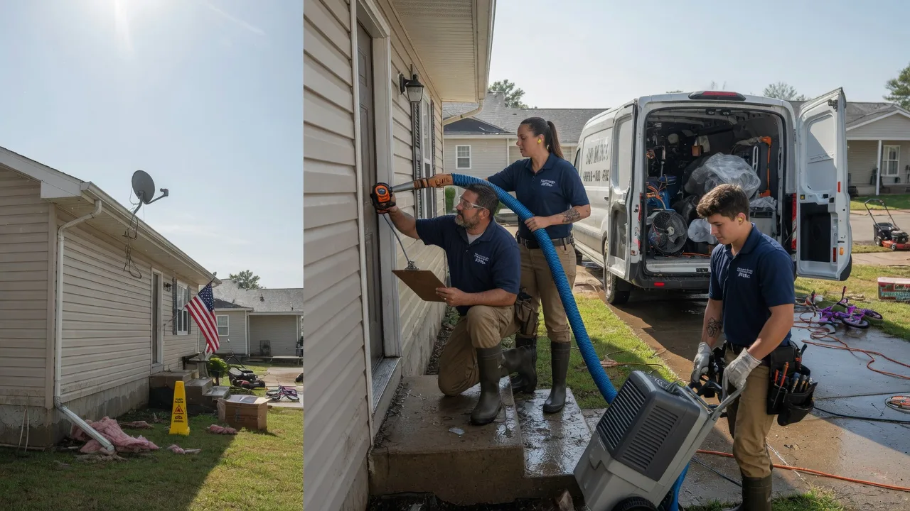 Ceiling Water Damage Restoration in Binger, OK near me